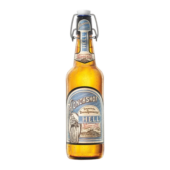 Mönchshof Hell világos sör - 0,5l 4,9%