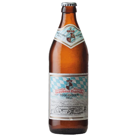 Tegernseer Hell világos sör - 0,5l 4,8%